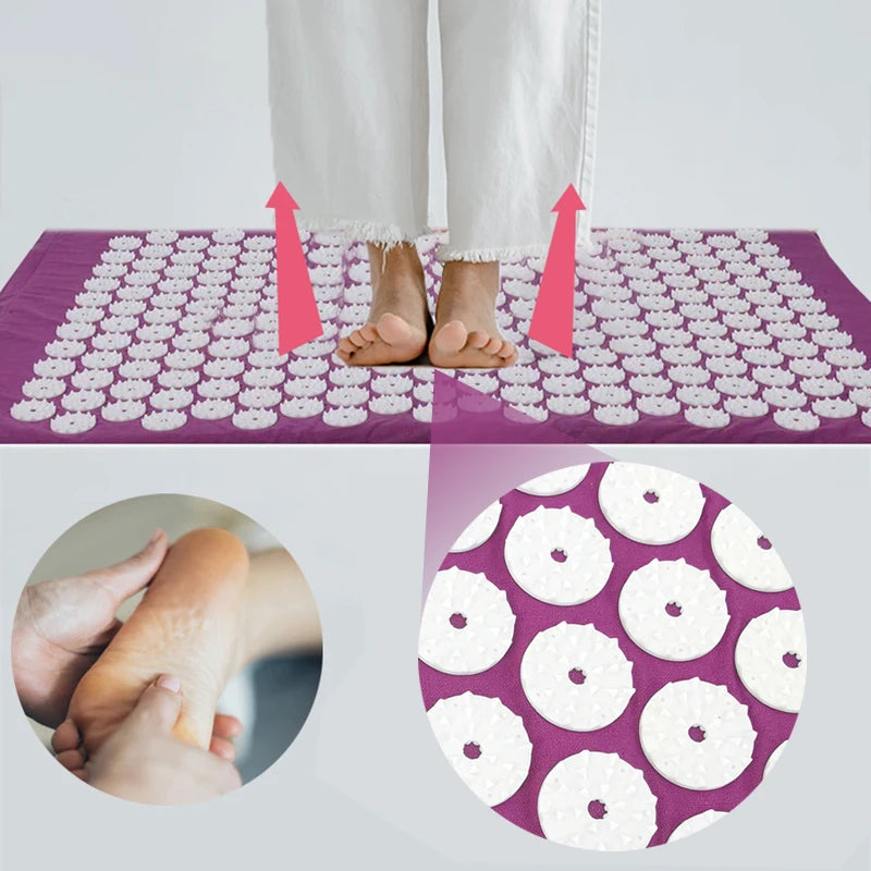 Acupressure Mat and Pillow Set